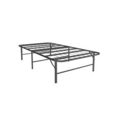 Room & Joy Twin Emmerson Metal Platform Bed & Mattress Foundation Black