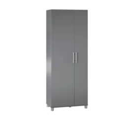 Cabell Tall Asymmetrical Cabinet Graphite Gray - Room & Joy -Room & Joy GUEST 57b4f0d2 91e4 4584 ab9f 2b050fd5a08f