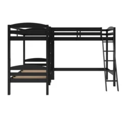 Twin Veronica Triple Wood Bunk Bed - Room & Joy -Room & Joy GUEST 57c4c6d0 b990 4445 8418 658bb137de9c