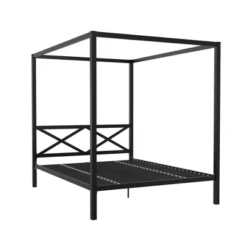 Dax Metal Canopy Bed Black - Room & Joy 18 Dax Metal Canopy Bed Black - Room & Joy -Room & Joy GUEST 597ad60c f6fe 4066 bebd e81c53ca6179