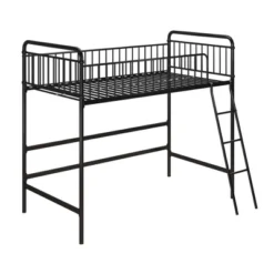 Twin Kaila Metal Loft Bed Black - Room & Joy -Room & Joy GUEST 5a636df5 05fc 40d1 baab 65d2497294bf