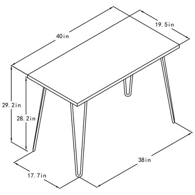 Heywood Wood Writing Desk - Room & Joy 9 Heywood Wood Writing Desk - Room & Joy - Image 7
