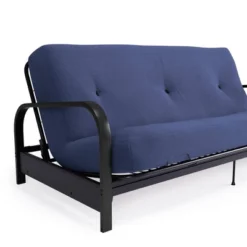 Full Axton Metal Arm Futon Frame With Mattress - Room & Joy -Room & Joy GUEST 5f4d19ec 02f6 478d b11c 542a58db0bf0