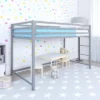 Max Metal Junior Loft Bed Silver - Room & Joy -Room & Joy GUEST 61977377 c697 496e b27d f133c9233dfd