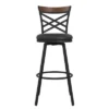 Set Of 3 Nettie Upholstered Adjustable Seat Swivel Barstools Black - Room & Joy 2 Set Of 3 Nettie Upholstered Adjustable Seat Swivel Barstools Black - Room & Joy -Room & Joy GUEST 63382524 db9e 4b85 8484 857267fab609
