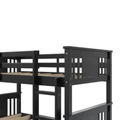 Twin Over Twin Miller Wood Bunk Bed - Room & Joy -Room & Joy GUEST 63e77102 bdfc 41aa b9f7 b101d0da4df6