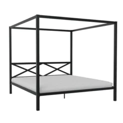 Dax Metal Canopy Bed Black - Room & Joy 25 Dax Metal Canopy Bed Black - Room & Joy -Room & Joy GUEST 64b1ce34 ffba 4442 bdbe ce78533ddec4