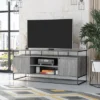 Creswell Modern Media Console TV Stand For TVs Up To 54" - Room & Joy