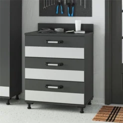 Boss 3 Drawer Storage Cabinet Gray - Room & Joy -Room & Joy GUEST 66580bdb 9193 4c6d 82f1 4381b4d68fe2