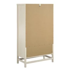 Latta 5 Drawer Dresser Ivory Oak/Faux Rattan - Room & Joy -Room & Joy GUEST 6865056f 50d0 459f af38 3991a55e48b7