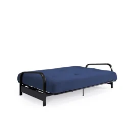 Full Axton Metal Arm Futon Frame With Mattress - Room & Joy -Room & Joy GUEST 69a45935 aa5b 4e85 aacb 6f3e64ea6e26