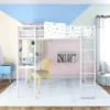 Full Adele Loft Bed Off White - Room & Joy -Room & Joy GUEST 69f3aa95 de31 49ee b9b4 2a614ca07db6