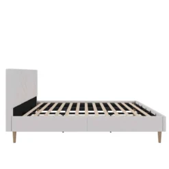 Venus Tufted Upholstered Bed Gray Linen - Room & Joy -Room & Joy GUEST 6a772c7d f5be 4da3 a7d9 d2c9b3d900db