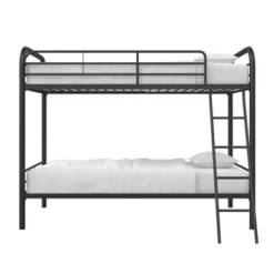 Twin Over Twin Evan Metal Bunk Bed - Room & Joy -Room & Joy GUEST 6cac2542 f978 4461 9b1e b3fd54663d34