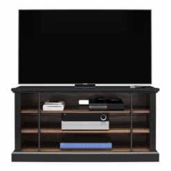 Hoffman Rustic TV Stand For TVs Up To 50" Black And Walnut - Room & Joy 15 Hoffman Rustic TV Stand For TVs Up To 50" Black And Walnut - Room & Joy -Room & Joy GUEST 6cf88cbb 1aca 4df7 bc2b cdb62f503b8f