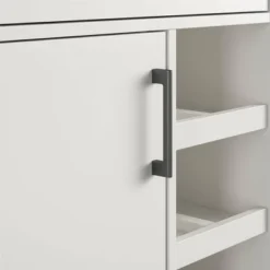 Canturbury Bar Cabinet With Beverage Shelves White - Room & Joy -Room & Joy GUEST 6d62ef7b 1867 4735 9677 15dec22ae1ce