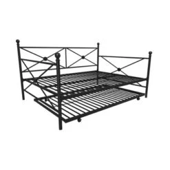 Twin Laura Classic Metal Daybed With Trundle - Room & Joy -Room & Joy GUEST 6ef32852 3a2f 47cc a3ef e845edebb7f7