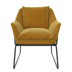 Alisa Velvet Accent Chair - Room & Joy -Room & Joy GUEST 6f35f6cb ac3b 43b1 82f2 823a5950f0c6