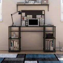 Agate Toolless Double Pedestal Computer Desk - Room & Joy -Room & Joy GUEST 719a3d99 5198 4a5c 8c5f f7f8b11ebd4f