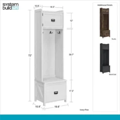 Brookside Entryway Hall Tree With Storage Bench - Room & Joy -Room & Joy GUEST 72ec4a7e 9b0b 4c9e a559 91d8ad6c61a1