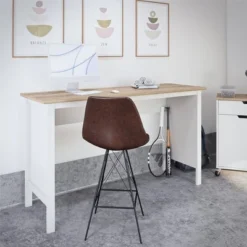 Vario Workbench White/Weathered Oak - Room & Joy -Room & Joy GUEST 732c65e0 e67d 4aa8 b124 cb9e0a8f2ee4