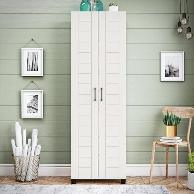 Portford 24" Wide 2 Door Shiplap Cabinet White - Room & Joy 3 Portford 24" Wide 2 Door Shiplap Cabinet White - Room & Joy