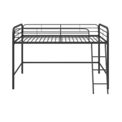 Adeline Junior Metal Loft Bed Black - Room & Joy -Room & Joy GUEST 796c0b08 2375 47d2 b472 a0bc016347a0