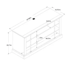 Hoffman Rustic TV Stand For TVs Up To 50" Black And Walnut - Room & Joy 23 Hoffman Rustic TV Stand For TVs Up To 50" Black And Walnut - Room & Joy -Room & Joy GUEST 7cc14889 e01b 429d 8dd5 d95d1955f4c7
