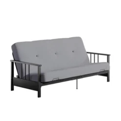 Full Anders Metal Arm Futon With 6" Microfiber Mattress - Room & Joy -Room & Joy GUEST 7cd0643f fe3f 49b8 bd8d 302432d8c895