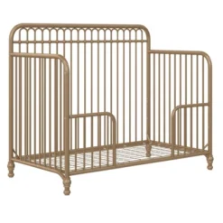 Room & Joy Luna 3-in-1 Convertible Metal Crib JMPA Certified - Gold -Room & Joy GUEST 7cd57e06 8958 48e3 a294 f1a1481f346b