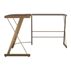 L Shaped Portland Glass Computer Desk - Room & Joy -Room & Joy GUEST 7d96b32e 6b38 4df7 be28 c138896004a9