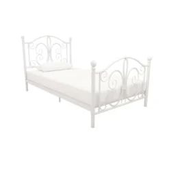 Twin Kids' Bombay Metal Bed White - Room & Joy -Room & Joy GUEST 7eadabe9 f2bf 4c83 b909 8c85d545727c