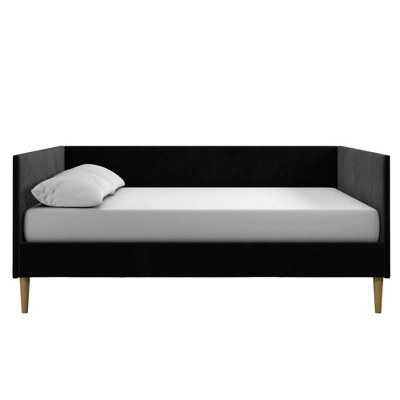 Full Fabio Velvet Mid Century Daybed - Room & Joy 3 Full Fabio Velvet Mid Century Daybed - Room & Joy