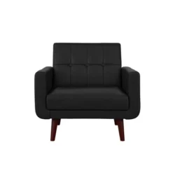 Fiore Modern Chair Faux Leather - Room & Joy -Room & Joy GUEST 83f63a96 528a 47c2 85e1 fdb66eeb57dc