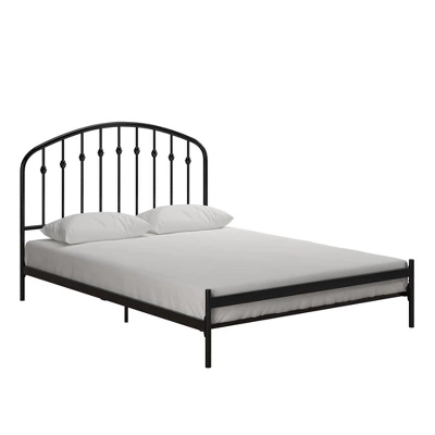 Remi Metal Platform Bed Frame Black - Room & Joy 14 Remi Metal Platform Bed Frame Black - Room & Joy - Image 12