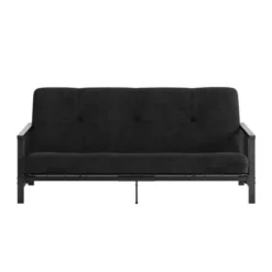 Full Anders Metal Arm Futon With 6" Microfiber Mattress - Room & Joy -Room & Joy GUEST 85129367 5541 4fb3 b5e5 915bcf7346c9