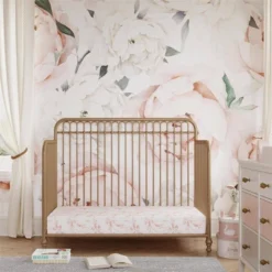 Room & Joy Luna 3-in-1 Convertible Metal Crib JMPA Certified - Gold -Room & Joy GUEST 86787acb 4cff 4dd2 a852 540cf72b716b