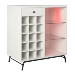 Hannaford Bar Cabinet White - Room & Joy -Room & Joy GUEST 86f427ee 68ea 44bd 8d6b 8a94c504377a
