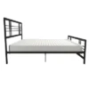 King Bellatrix Industrial Modern Metal Bed - Room & Joy -Room & Joy GUEST 8baf9ac5 146e 412b ac25 5e4fa327a463