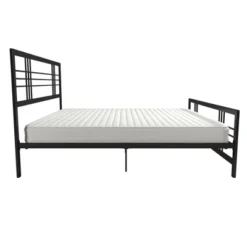 King Bellatrix Industrial Modern Metal Bed - Room & Joy