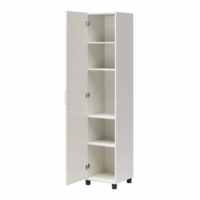 Portford 16" Wide Shiplap Cabinet White - Room & Joy 4 Portford 16" Wide Shiplap Cabinet White - Room & Joy - Image 3