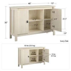 Palm Canyon Storage Cabinet Ivory Oak - Room & Joy -Room & Joy GUEST 90fd6b99 01a0 464c a515 9fdf8414f2ab