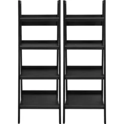 Viewfield 4 Shelf Ladder Bookcase Bundle - Room & Joy -Room & Joy GUEST 92f0ab71 26fd 4435 8c23 4885d4038c77