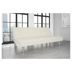 Naomie Futon Sofa Bed White - Room & Joy -Room & Joy GUEST 932cf05c d52f 41e2 8998 b435a5040c48