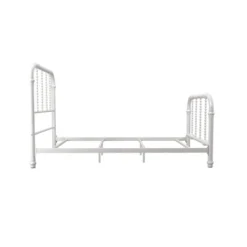 Full Emilia White Metal Bed White - Room & Joy -Room & Joy GUEST 95b24b42 95db 470f af04 eef1bff64371
