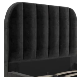 Cara Velvet Upholstered Bed - Room & Joy -Room & Joy GUEST 9e18e8cf 2a85 4cb0 86fe 6d54f2d6f14a