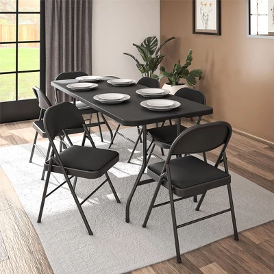 4pk Fabric Folding Chair - Room & Joy 8 4pk Fabric Folding Chair - Room & Joy - Image 6