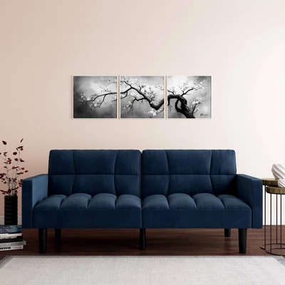 Holly Convertible Sofa Sleeper Futon With Arms - Room & Joy 8 Holly Convertible Sofa Sleeper Futon With Arms - Room & Joy - Image 6