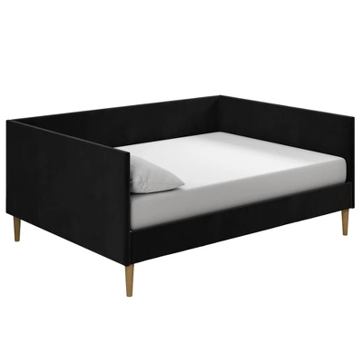 Full Fabio Velvet Mid Century Daybed - Room & Joy 10 Full Fabio Velvet Mid Century Daybed - Room & Joy - Image 8
