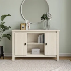 Palm Canyon Storage Cabinet Ivory Oak - Room & Joy -Room & Joy GUEST a7e086d1 538f 4b41 a1f5 5baf7a7e3e25